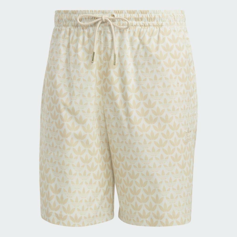 adidas Originals Monogram Men's Sand Activewear Shorts Regular Fit