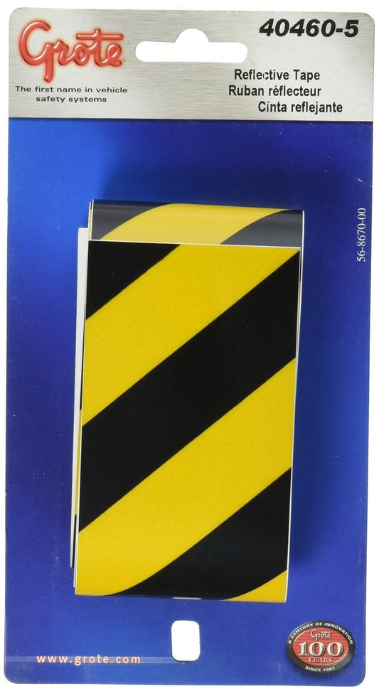 Grote 40460-5 Black with Yellow Reflective Tape