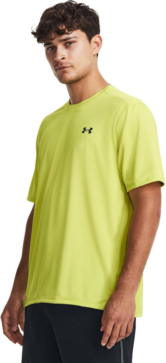 Under Armour Men's Tech Vent T-Shirt Lime Yellow/Black Size Small