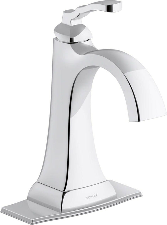 Kohler Ridgeport K-R30996-4D-CP 1-Handle Bathroom Sink Faucet Polished Chrome