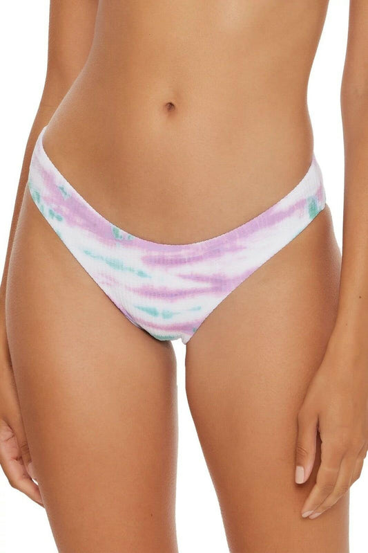BECCA Iconic Adela Pucker Hipster Bikini Bottom Orchid Jasper Women's Large