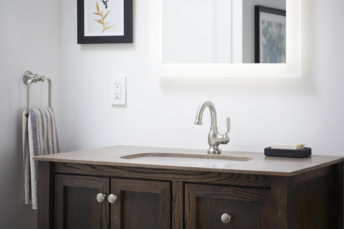 Kohler Sterling 27374-4-BN Ludington Bathroom Sink Faucet Brushed Nickel