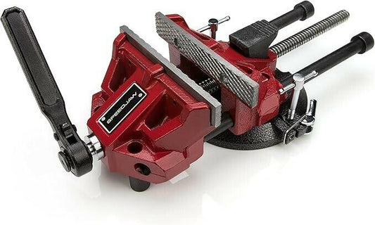 Steelman Pro Speedjaw Low Profile Bench Vise Heavy Duty 6.5" Jaw Model 92748