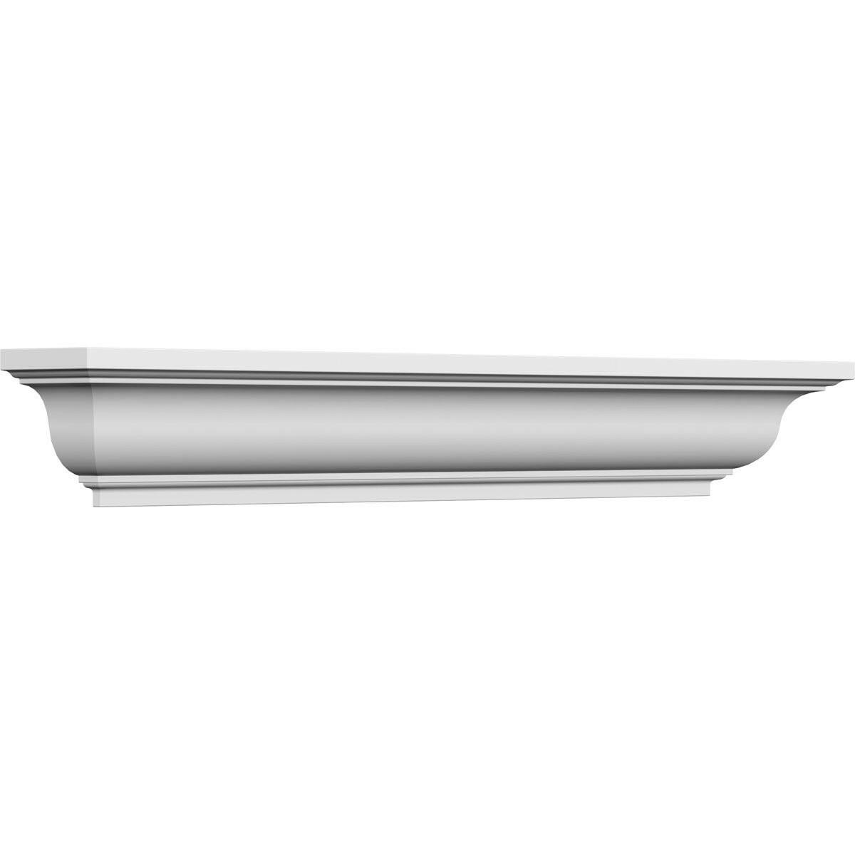 Endurathane Stanford Crosshead Moulding 34"x42.5" Primed Decor