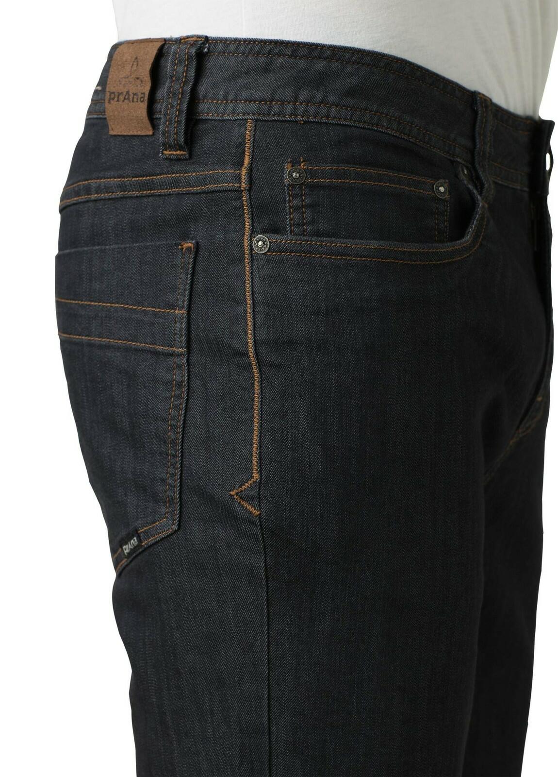 prAna Men's Bridger Slim Fit Denim Jeans Size 40 Organic Cotton Blend