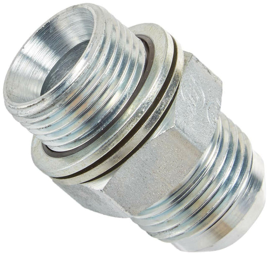 Gates G62450-1212 Hydraulic Adapter, Male BSP to Male JIC 37 Flare Fitting