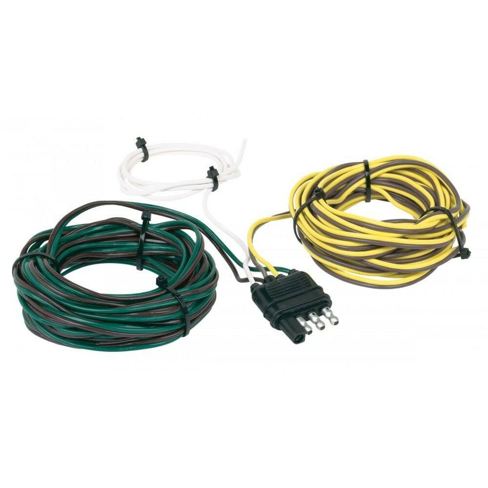 Hopkins 48245 20ft 4-Wire Flat Trailer Y-Harness Wiring Kit for Safe Signals