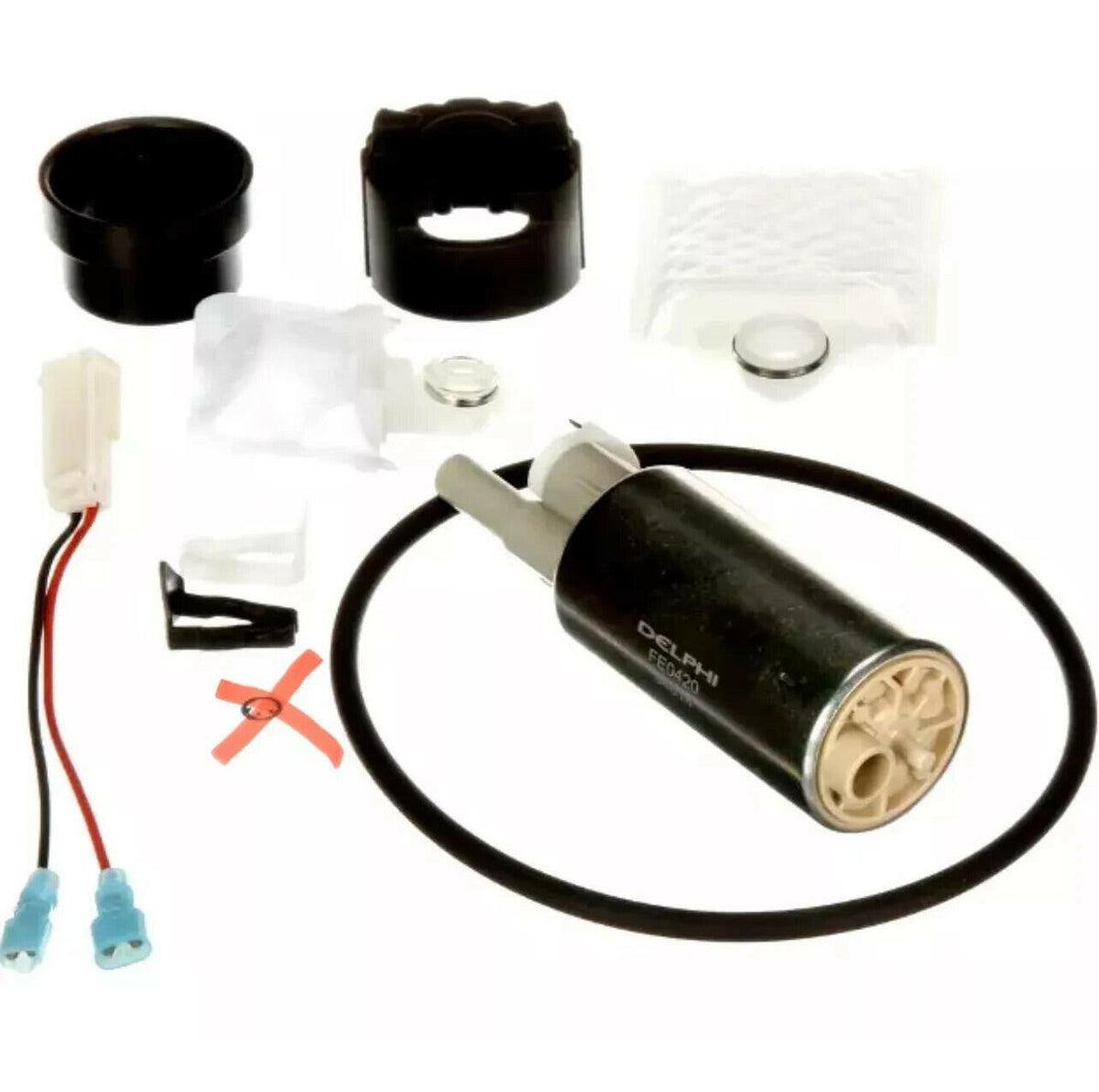 Delphi for 1998-2002 Lincoln Continental Fuel Pump and Strainer Set FE0420