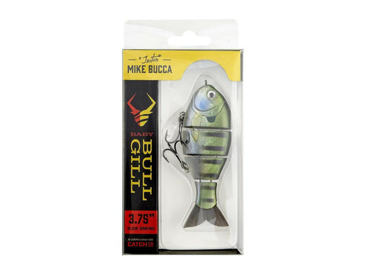 Catch Co Baby Bull Gill Swimbait 3.75" Violet Brim - Triple Jointed Lure