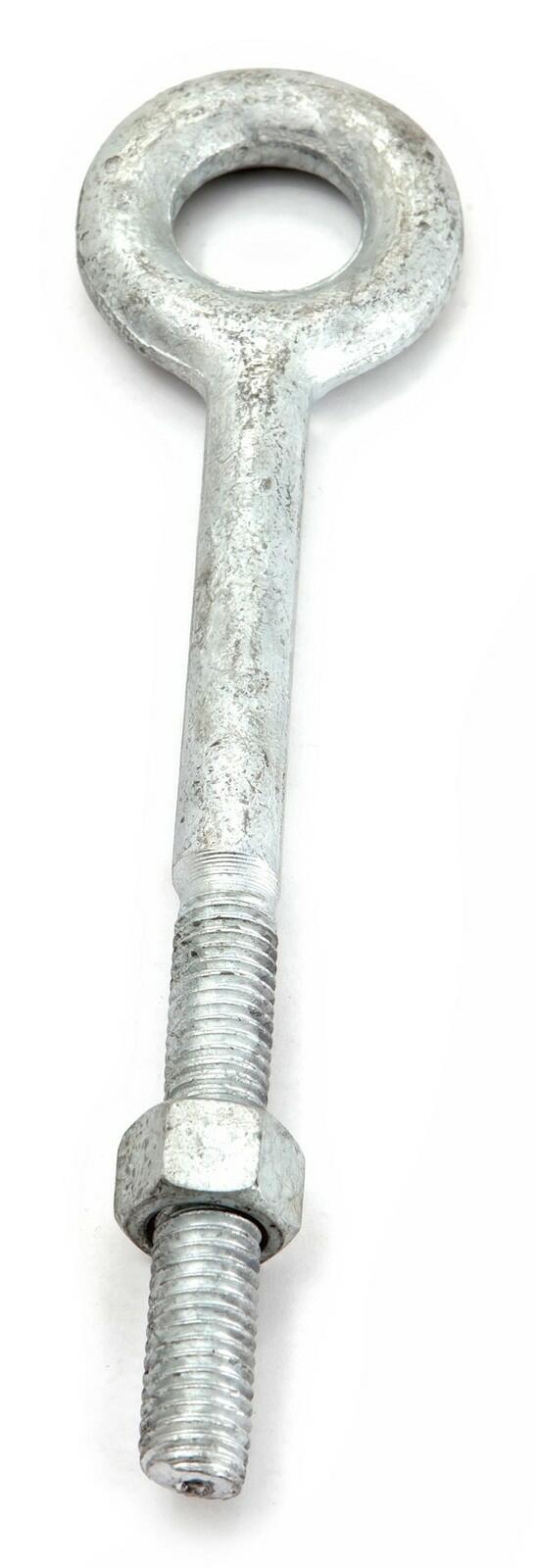 Forney 61389 Machine Eye Bolt w/Nut 1/2" x 6" Hot Dip Galvanized