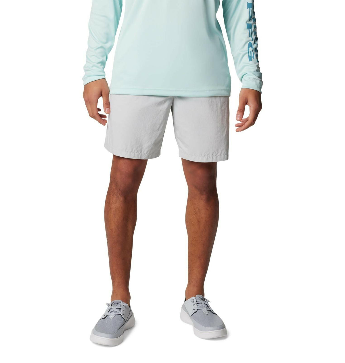 Columbia Men's Backcast III Water Shorts, Cool Grey, UPF 50, X-Large, Quick Dry