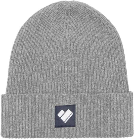 Obermeyer Bozeman Beanie Merino Wool Unisex Marled Black Knit Hat