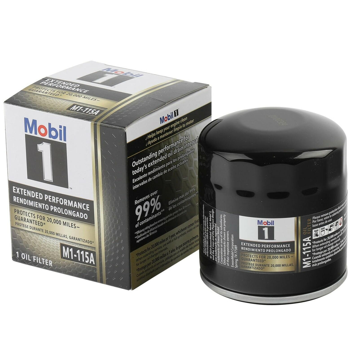 Mobil 1 M1-115A Extended Performance Oil Filter for 20K Miles Protection