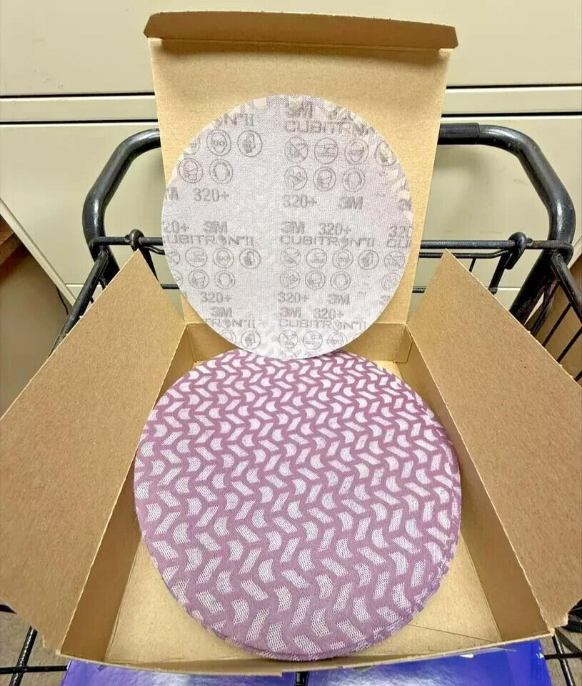 3M Cubitron II 31647 320 Grit 8 Inch Net Sanding Discs 25 Pack Hookit