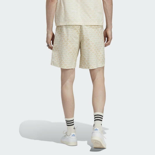 adidas Originals Monogram Men's Sand Activewear Shorts Regular Fit