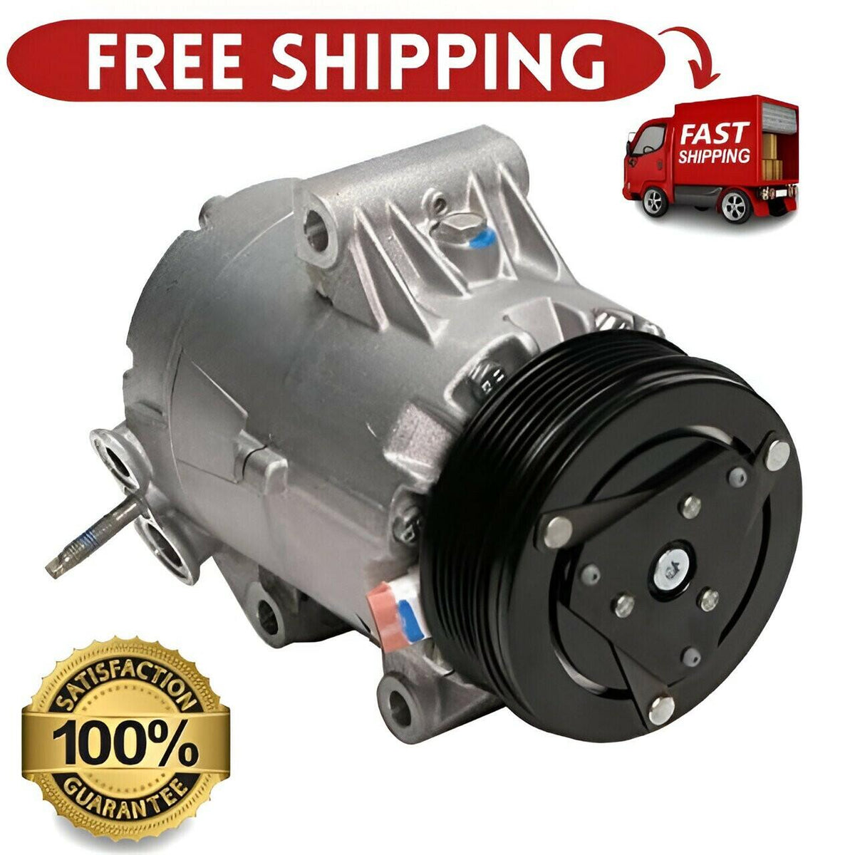Delphi Air Conditioning Compressor Assembly &Clutch Model CS10052