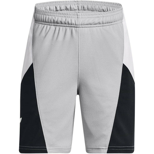 Under Armour Kids Curry Basketball Shorts 100% Polyester Moisture-Wicking Gray
