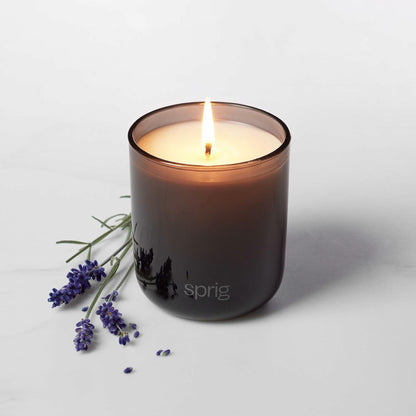 Sprig by Kohler Sleep Aromatherapy Candle with Lavender and Vanilla, 100% Natural Soy-Coconut Wax, Relaxing and Peaceful Scent, Gift for Holidays, 8 oz