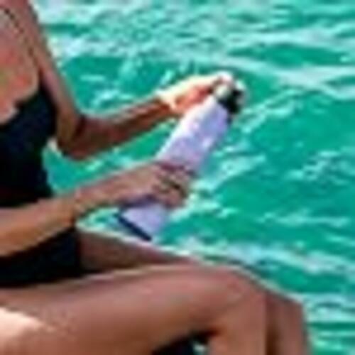 Hydro Flask 21oz Insulated White Water Bottle Flex Cap BPA-Free Thermos