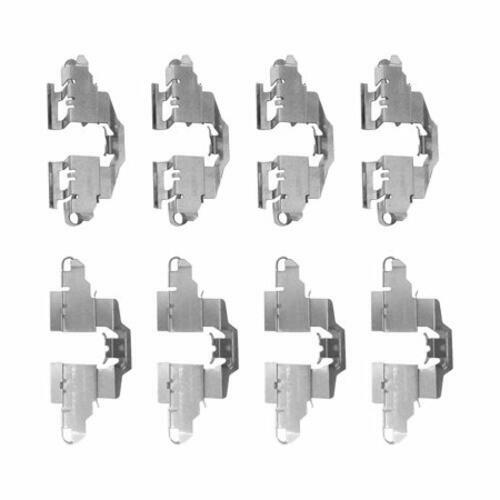Wearever Brake Hardware Kit Abutment Quiet Clips Front - 1 Kit