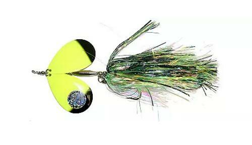 Musky Mayhem Double Cowgirl Spinnerbait 10in Floating Lure for Trophy Muskies