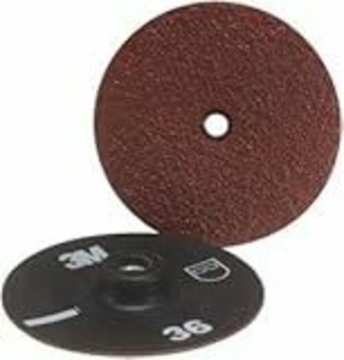 3M 1431 Quick Change Discs 3 Inch 24 Grit Aluminum Oxide Coarse