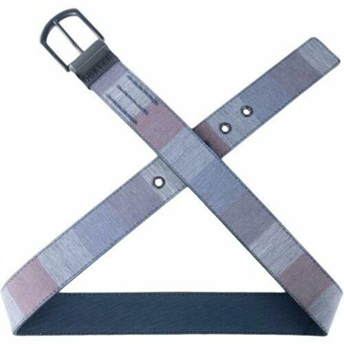 Cuater by TravisMathew Men's Torched Reversible Golf Belt Navy Blue Stripe