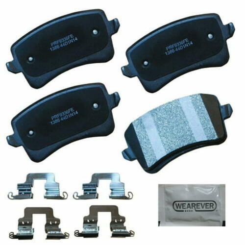 Carquest PMD1386H Rear Brake Pad Set Platinum Semi-Metallic Pads 4-Pad