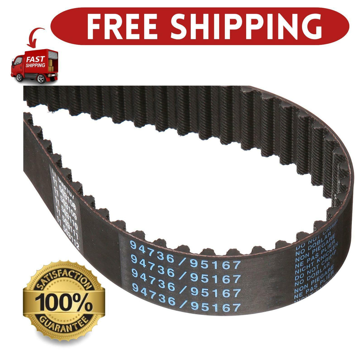 Dayco 95167K1 Timing Belt Kit Mitsubishi 90-92 Eclipse Galant