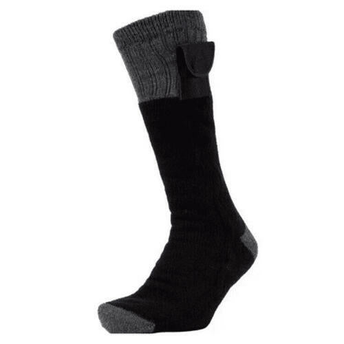 Northeast Outfitters Heated Battery Socks Black M - Rechargeable Warmers