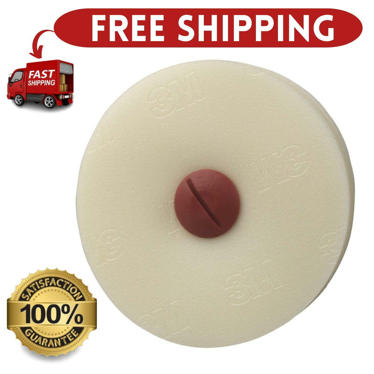 3M Scotch-Brite Cubitron 6-Inch Adhesive Stripe Removal Disc 7502 Pro Tool