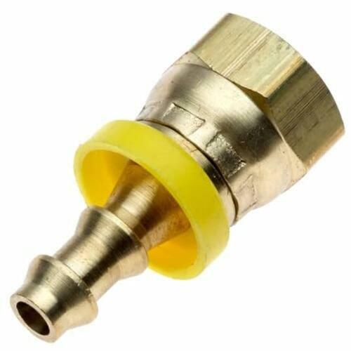 Gates G36111-0808 Hydraulic Fuel Line Coupling 1/2" Female Pipe Swivel Brass