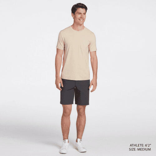 VRST Men's Essential Pocket Tee Gray Tan Size Small
