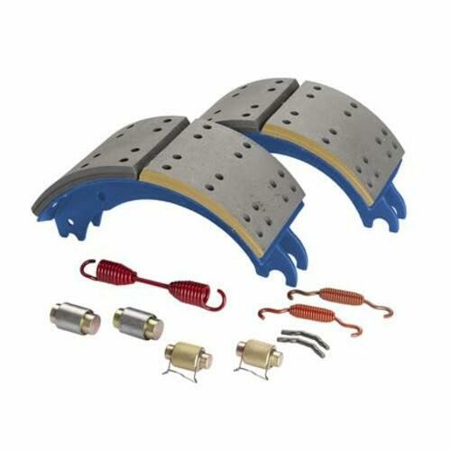 Haldex GG4515X3J Rear Drum Brake Shoe Kit for Fruehauf - 2 Shoes & Hardware