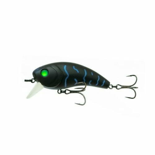6th Sense Movement 80X Crankbait - Black, 3ft Depth, Realistic Design