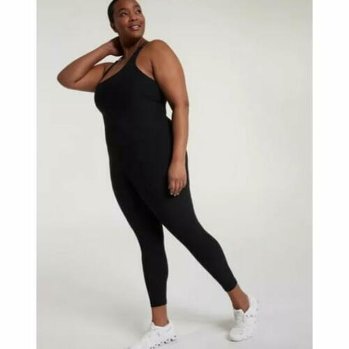 CALIA LustraLux Bodysuit Black XL Women's Regular Fit Premium