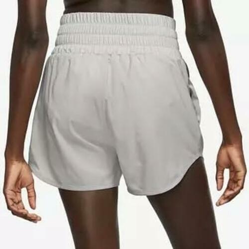 Nike One Women's Dri-FIT Ultra High-Waisted 3-Inch Lined Shorts XS White