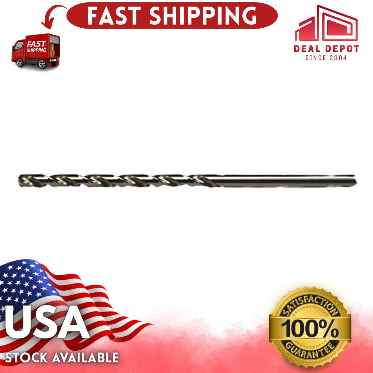 Century Drill Tool Number 10 HSS Brite Drill Bit High-Speed Steel 11410