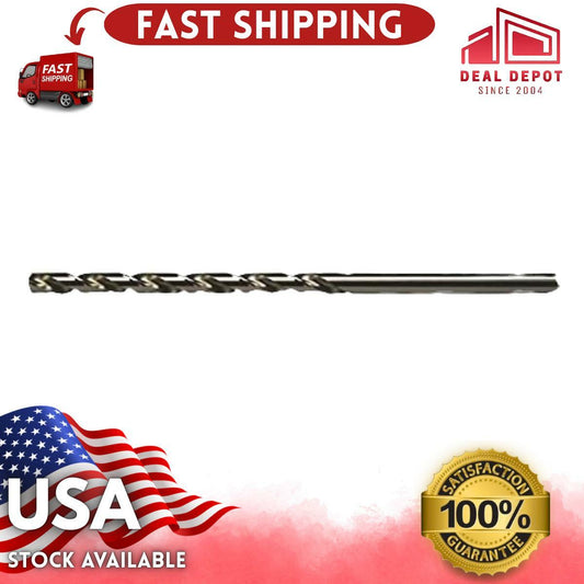 Century Drill Tool Number 10 HSS Brite Drill Bit High-Speed Steel 11410