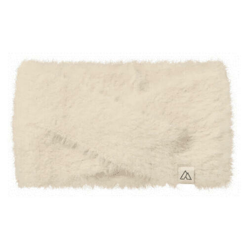 Alpine Design Women's Fuzzy Rib Headband Off-White Cream Cozy One Size