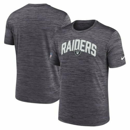 Nike Las Vegas Raiders Black T-Shirt Men Size S NFL Dri-FIT Athletic Wear