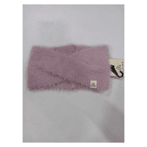 Alpine Design Women's Fluffy Headband Winter Hat One Size Purple Soft