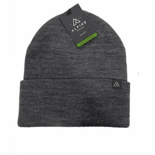 Alpine Design Men's Core Beanie Gray One Size Winter Knit Hat