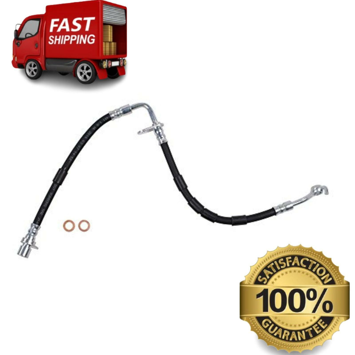 Wearever BHA621498 Brake Hydraulic Hose