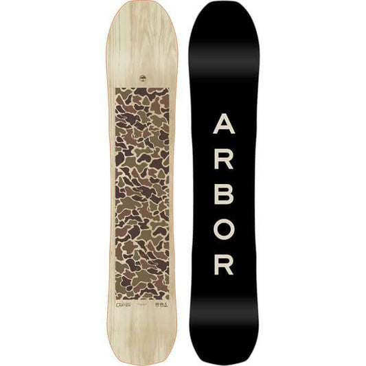 Arbor Carter Camber Split Snowboard 2024 158cm White Unisex All-Terrain