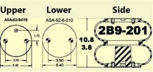 Goodyear 2B9201 Air Spring