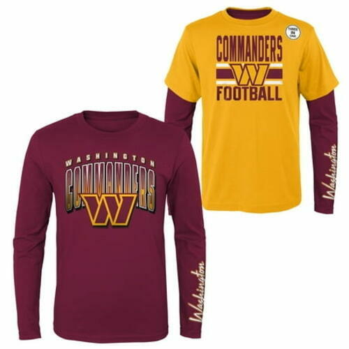 Preschool Washington Commanders T-Shirt Combo Set - Burgundy/Gold, Size 4