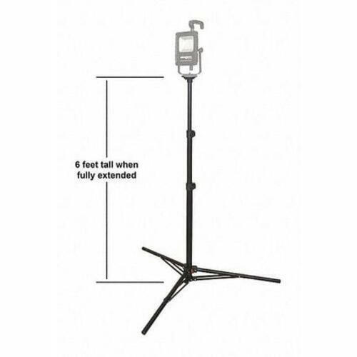 Nightstick 1514-TRIPOD Tripod for LED Scene Lights, 6' Adjustable, Black