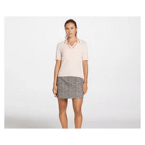 Walter Hagen Women's Pink Contrast Trim Short Sleeve Golf Polo XS Shirt