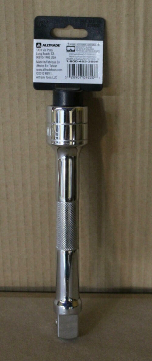 Powerbuilt 643501 3/4" Drive 8" Socket Extension Bar Chrome Vanadium CR-V